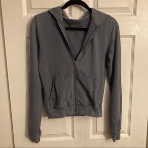 Comfy Blue Zip-Up Hoodie